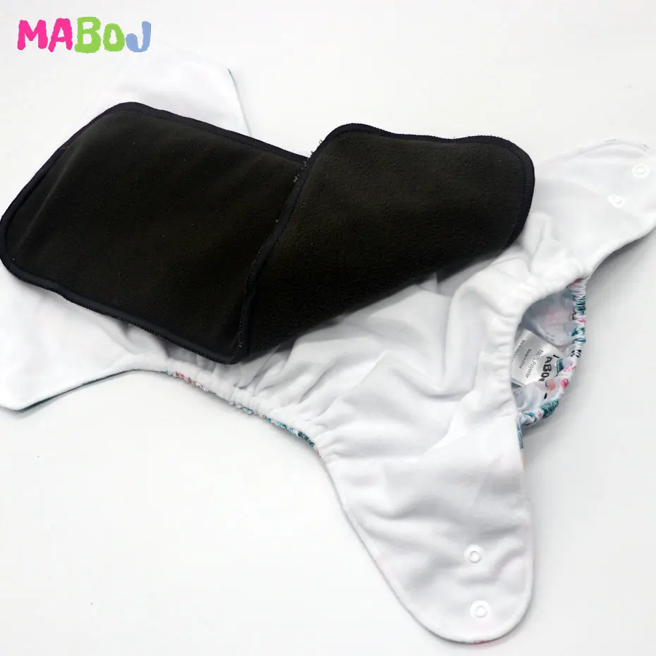 MABOJ тканевые подгузники детские моющиеся многоразовые настоящие карманные для