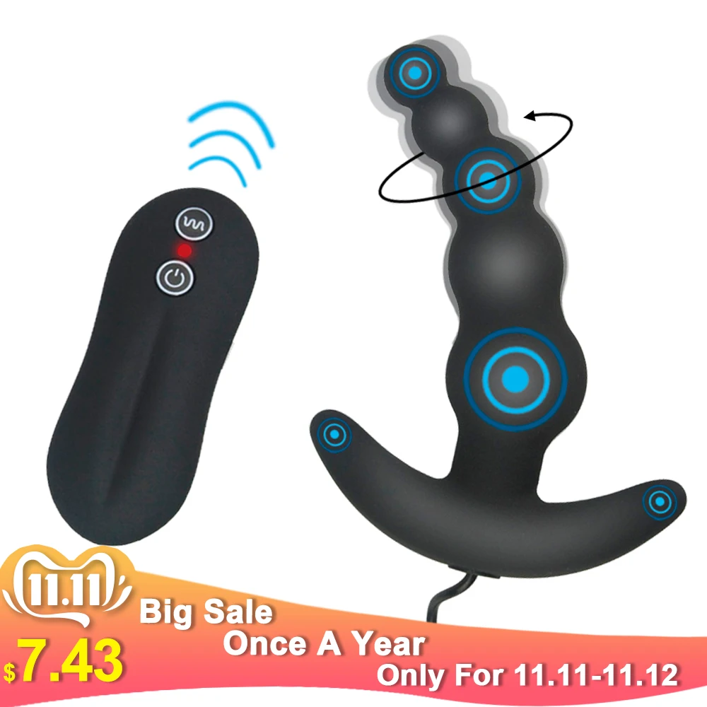 sex products Vibrating Anal Plug Butt Waterproof 10 Mode Silicone Vibrator prostate men anal adult toys for women | Красота и