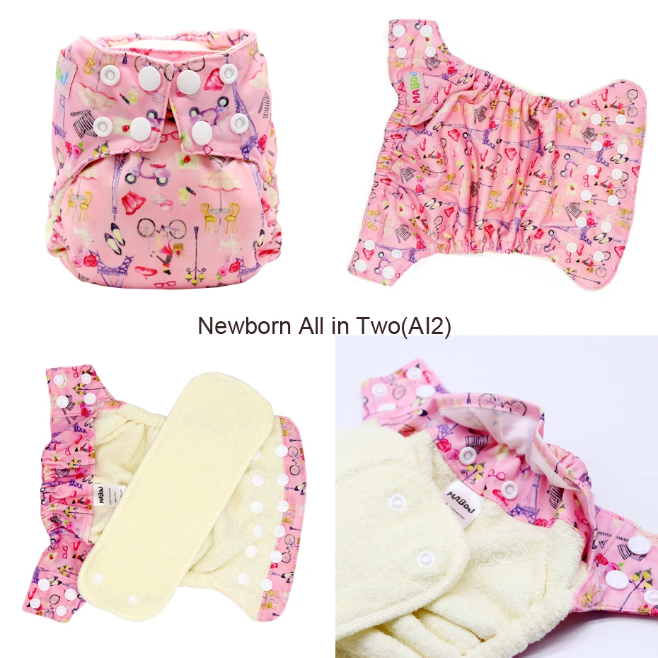 MABOJ многоразовые подгузники для новорожденных многоразовый подгузник тканевые