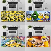 zororong cute yellow cartoon m minions mouse pad table rug pc laptop computer ipad notebook rubber wholesale mat