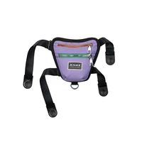 dog backpack saddle bag adjustable leash saddlebag pet self mini carrier rucksack vest with 2 zippered pocket lightweight and du