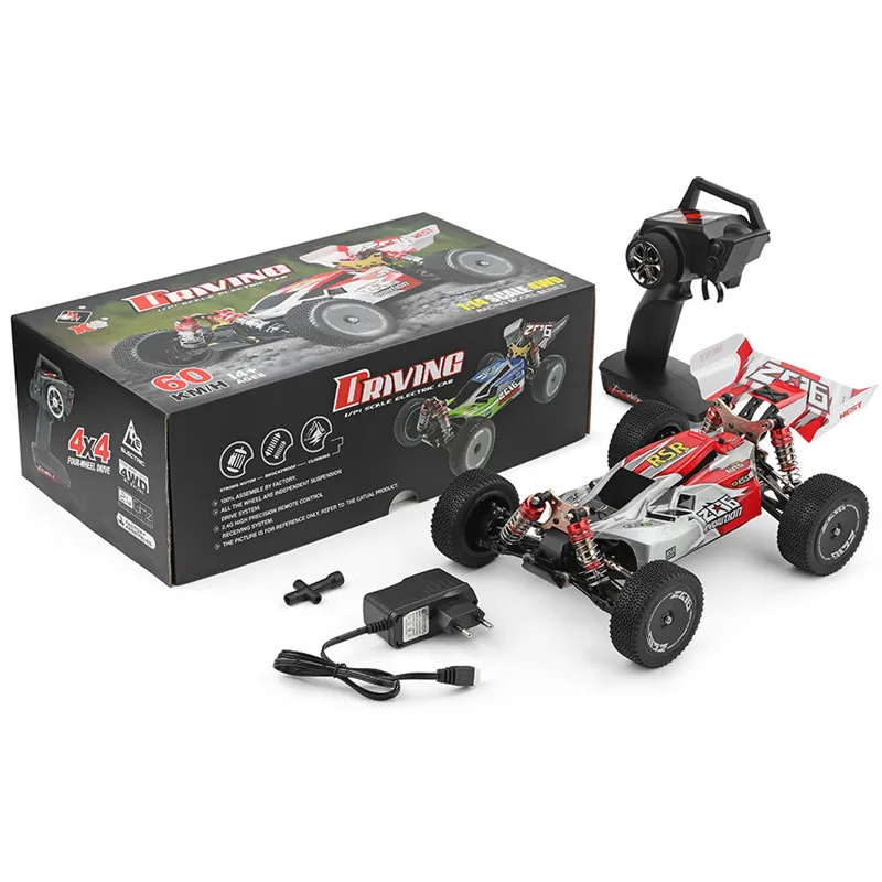 WLtoys 1:14 144001 2 4 GHz RC автомобиль 4WD Радиоуправляемый металлический шасси вал
