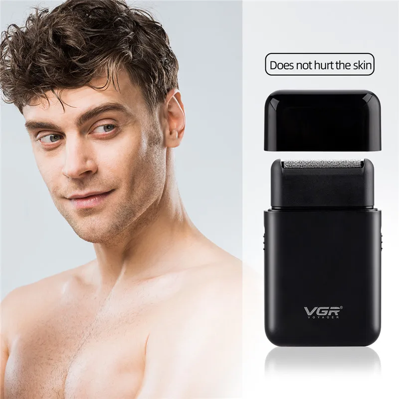 Ультратонкая Мужская электрическая бритва мини триммер для бороды беспроводная