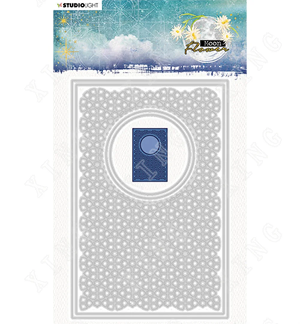

Diy Scrapbooking Diary Stickers Decoration Stencils Arrival New Punch Molds Moon Flower Collection Rectangle Metal Cutting Dies