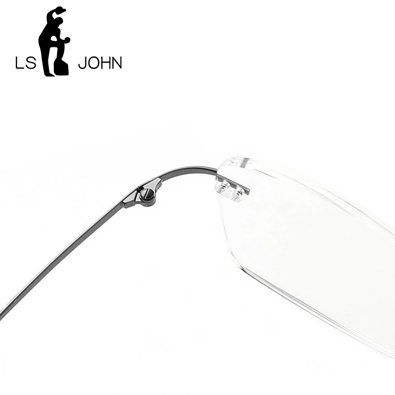 V образной КРЕПЕЖНОЙ ПЛАСТИНОЙ LS Джон памяти Титан очки для чтения Для мужчин от