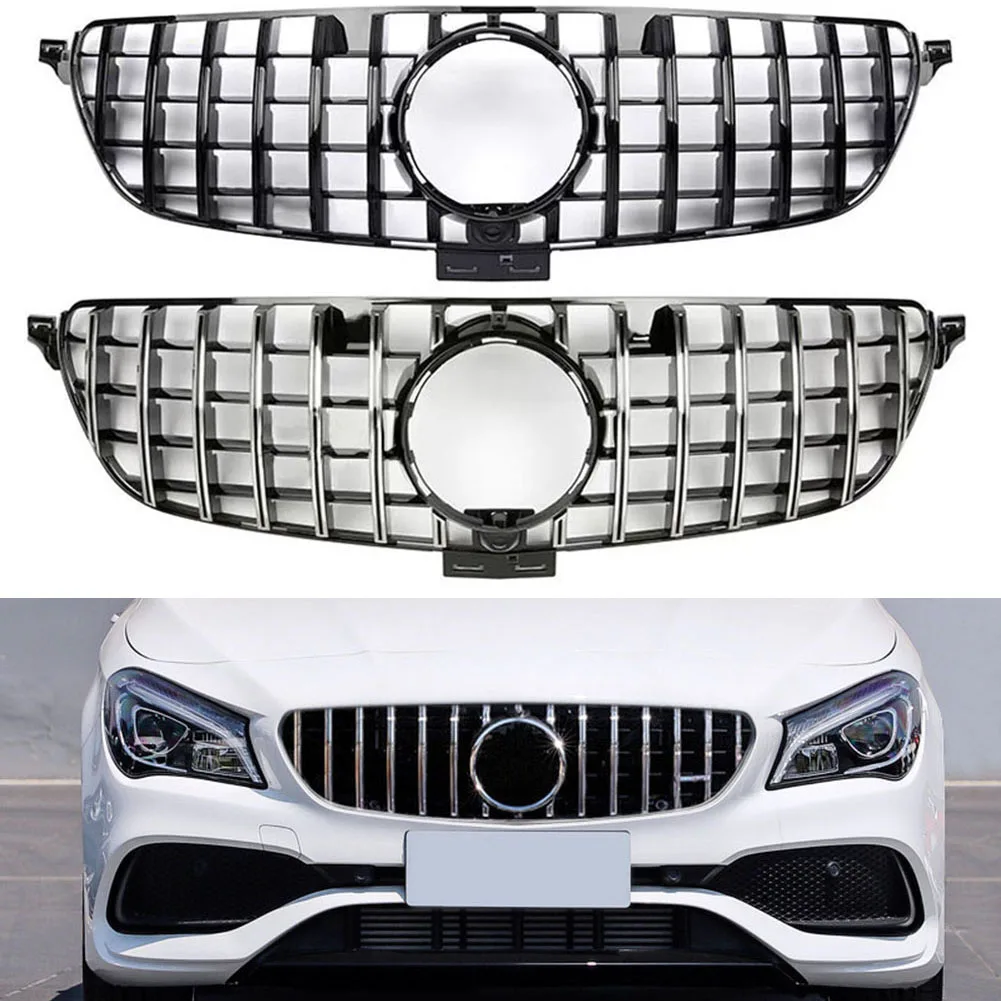 Передняя гоночная Заготовка решетка бампера верхняя крышка для Mercedes Benz W166 GLE Class