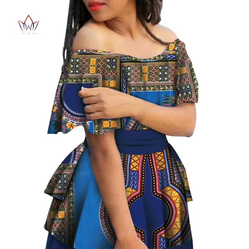 

2020 Spring African Shirts For Women Dashikis 6xl Africa Clothing Women Traditional African Clothing Cotton Top Plus Size WY6859