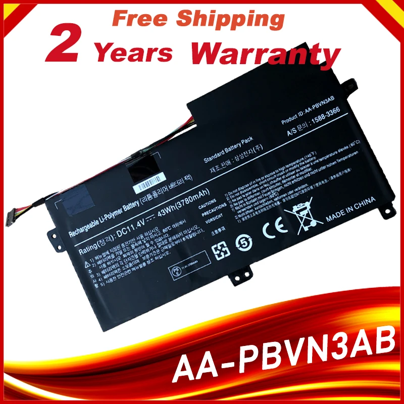 AA PBVN3AB Аккумулятор для ноутбука SAMSUNG NP370R4E NP370R5E NP370R5V NP450R4E NP450R5E NP450R4V NP450R5V NP470R5E