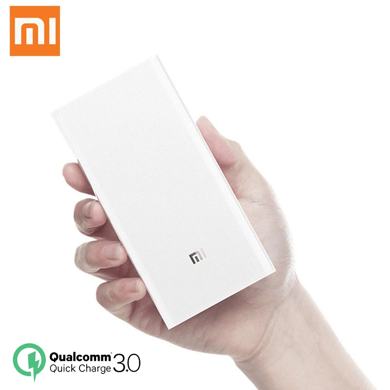 Оригинальный Xiaomi power Bank 2 20000 мАч портативное зарядное устройство для iPhone Внешняя