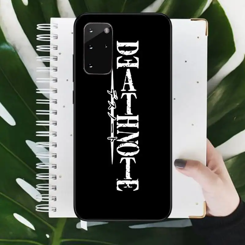 

Japan anime Death Note Phone Cases For Samsung galaxy S 9 10 20 A 10 21 30 31 40 50 51 71 s note 20 j 4 2018 plus