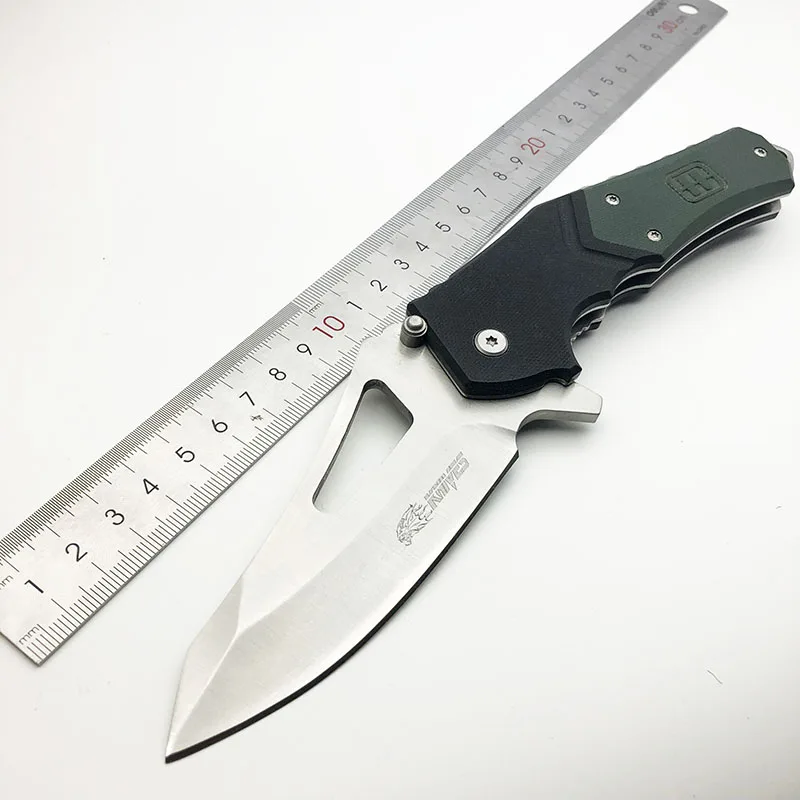 

SR SR593A 4Cr13 Blade G10 Handle Folding Knife Outdoor Camping Survival Tactical Utility EDC Tool Military Small Pocket Knifes