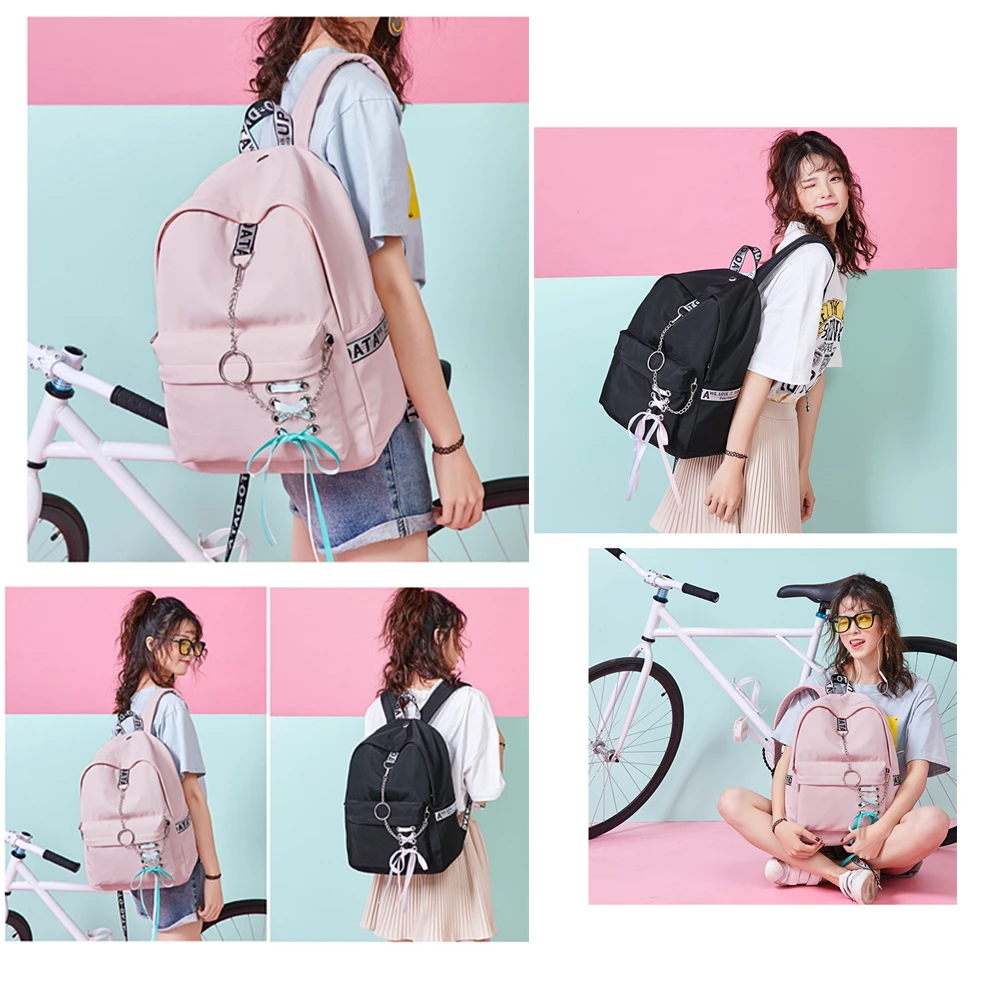 Модный школьный рюкзак для девочек Женский студенческий ноутбука детские