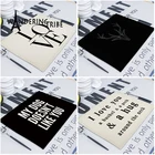 Подставка под чашку, с геометрическими буквами, в скандинавском стиле