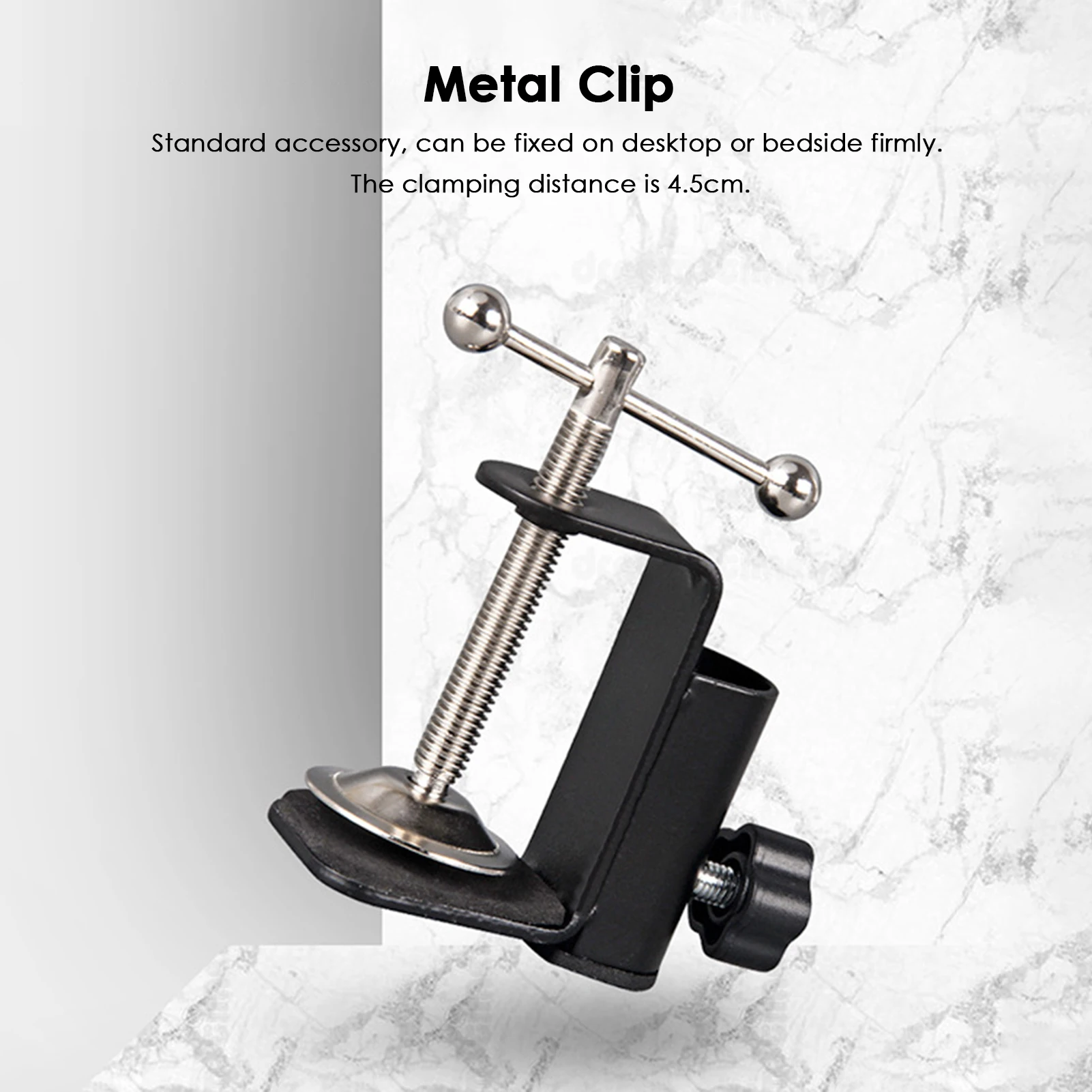 

D8 Mic Stand Adjustable Microphone Suspension Arm Stand with Shock Mount Mic Clip Holder for Live Broadcasting Podcast