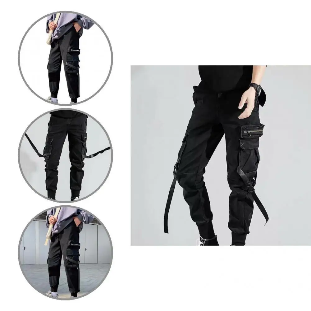 

Осенние брюки, однотонные универсальные брюки-карго со средней талией в стиле хип-хоп, осенние брюки-карго для уличного танца