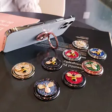 Round mobile phone car holder Bee Glitter Bling Ring mobile phone holder for iPhone 12 pro Huawei Samsung mobile phone holder