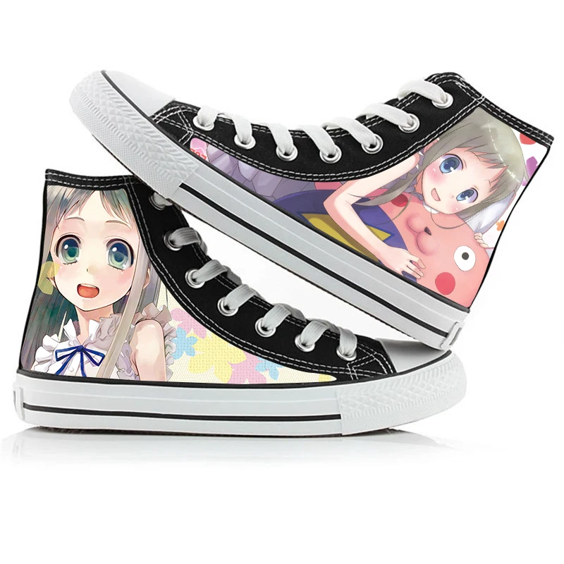 High-Q унисекс аниме Cos Anohana: The Flower We Seen That Day Shoes Anohana Фес Honma Meiko Menma повседневные