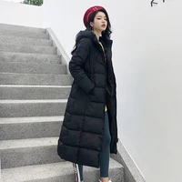 winter jacket womens coats 2021 cotton padded clothes long hooded thicken loose female parkas plus size 6xl solid chaqueta mujer