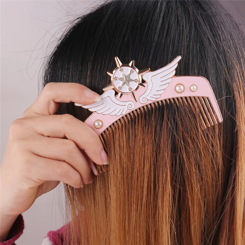 

Sailor Moon Comb Beauty Mirror Cosplay Props Girls Lady Christmas Gift Cardcaptor Sakura Makeup Christmas Gift