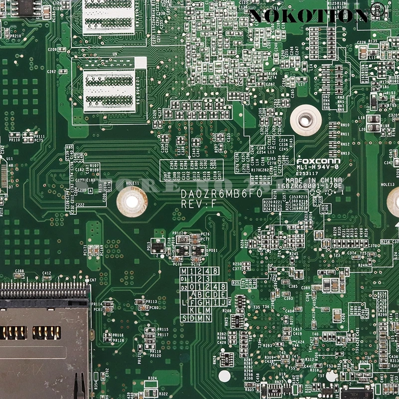 Материнская плата Nokotion MBNC706002 MBEDX06001 MBEDU06001 для ноутбука Acer Emachine E528 DA0ZR6MB6E0 DA0ZR6MB6F0 с