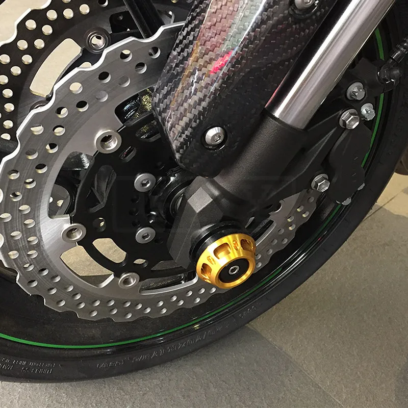 Мотоцикл для Kawasaki VERSYS 650 ABS FRENTE HUB защита передней оси вилки колеса мотоцикла