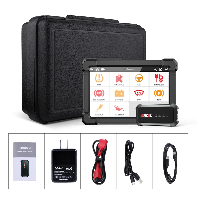Профессиональный сканер ANCEL X7 OBD2 DPF SAS SRS TPMS для сброса масла OBD 2 автоматический