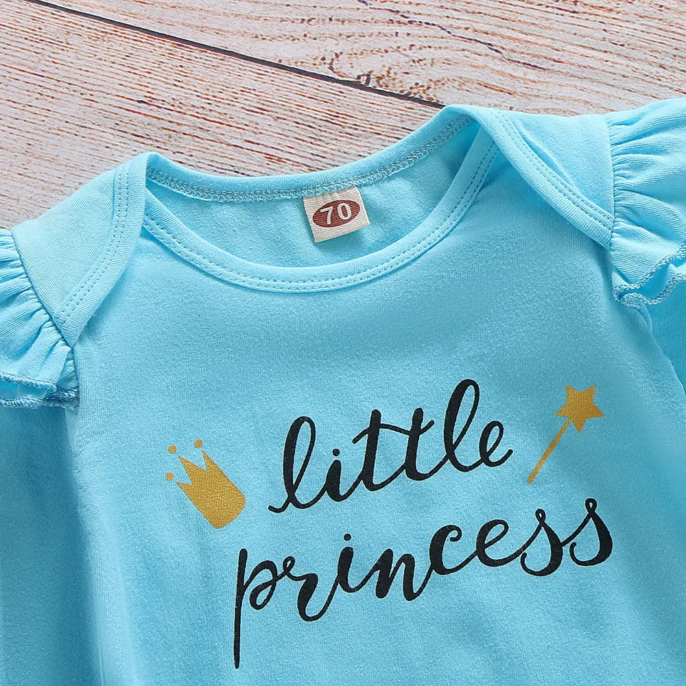 3 предмета новая милая Одежда для новорожденных девочек летний костюм принцессы