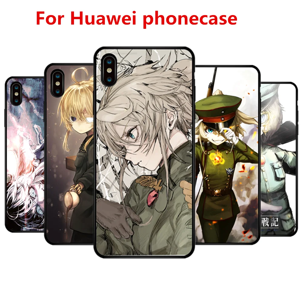 Yojo Senki- Saga of Tanya the Evil Degurechaff мягкий чехол для телефона Huawei P10 20 30 Mate Honor 8 9 | Дом и сад