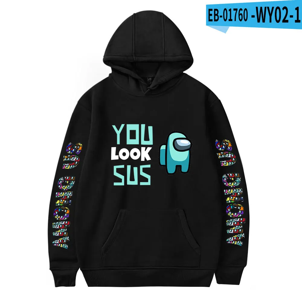 

Men Women Kids Autumn Winter Popular Game Hoodies Hip Hop Among Us Hoodies Classic Video Game Sweatshirts Harajuku Teen Hoodies