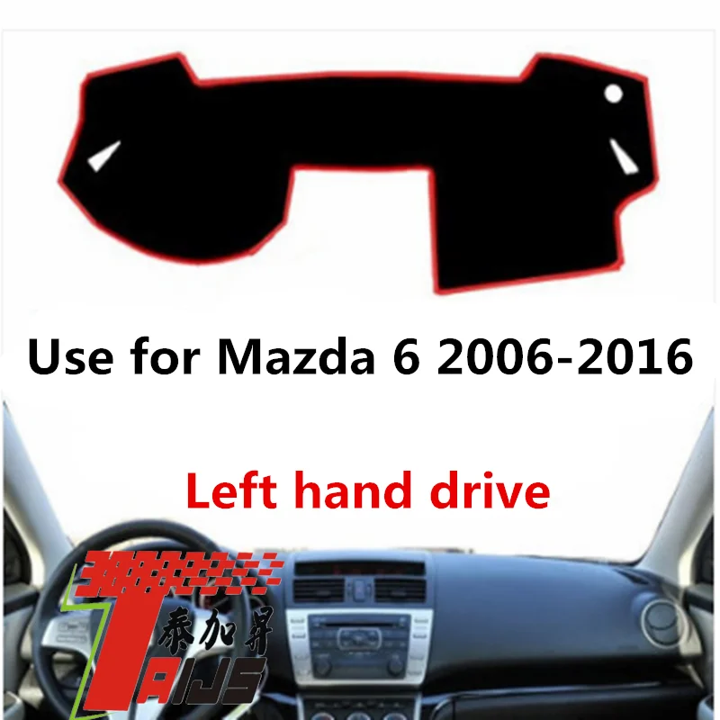 

Taijs левый руль анти-УФ Автомобильная панель приборной панели коврик для Mazda 6 2006 2007 2008 2009 2010 2011 2012 2013 2015 2016
