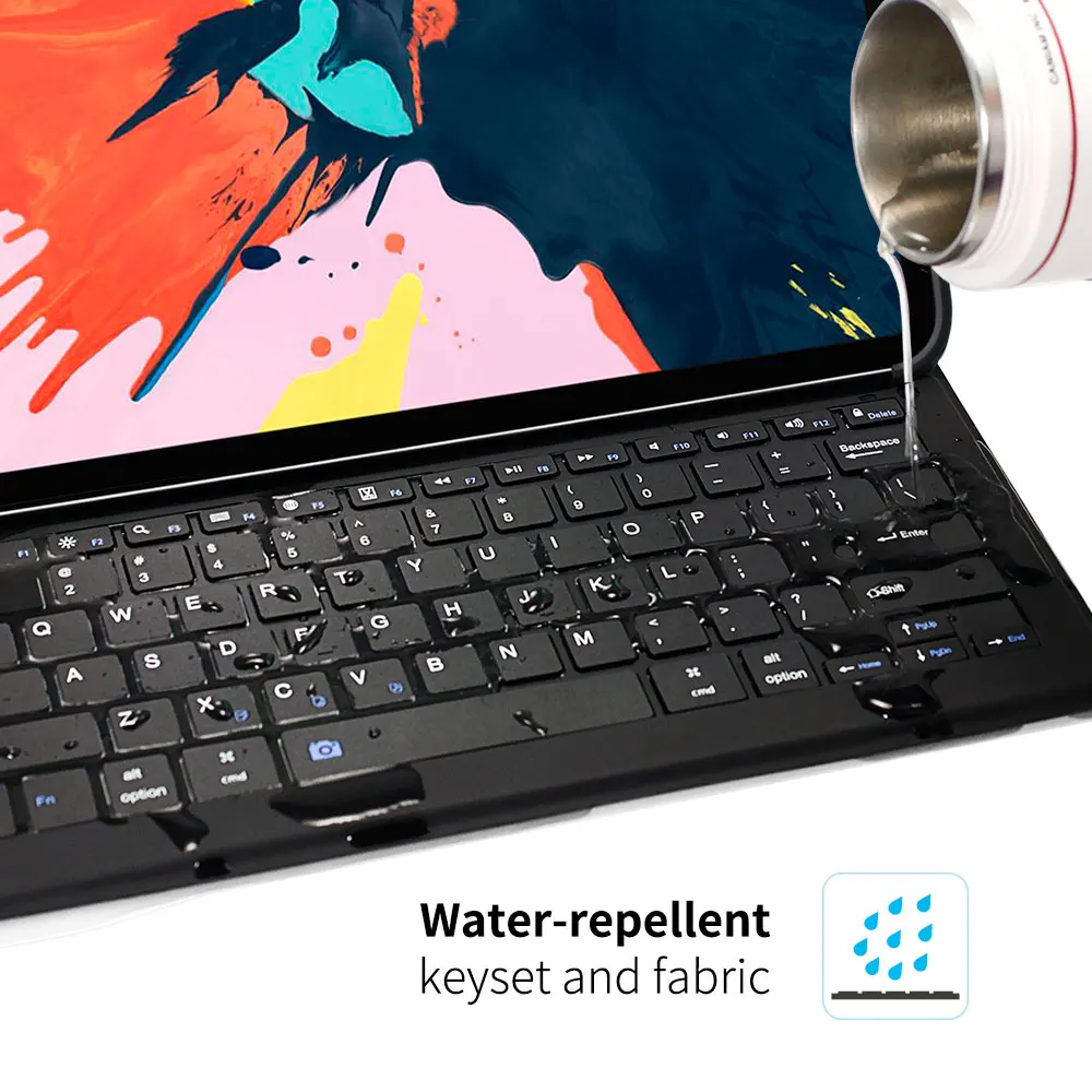 WOWCASE Беспроводная клавиатура чехол на iPad 2018 9 7/11/12 несколько Фолио Подставка пенал