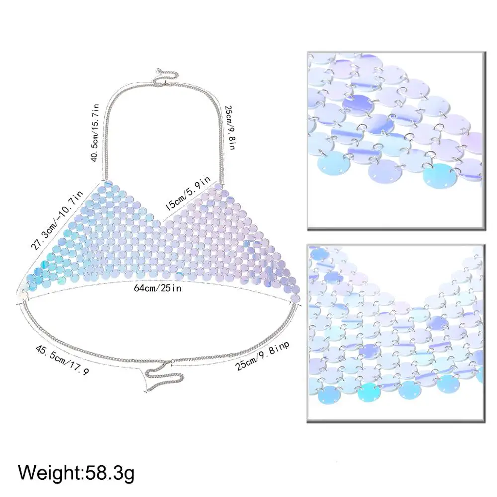 Женский бюстгальтер с цепочкой и пайетками 2019 белье из сплава цепная клетка| |