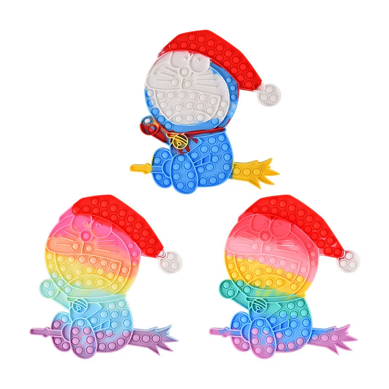 

Fidget Toys Pop It Cute Cartoon Anime Characters Jingle Cat Adult Bubble Pressure Release Stress Relief Toy Squeeze Toys Gift