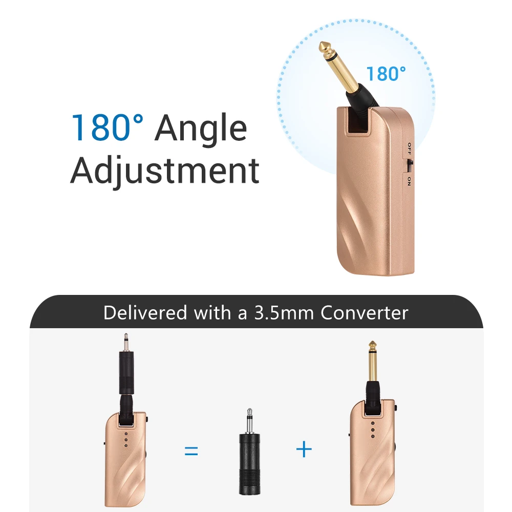 

Dual-band Wireless UHF Microphones Set with 1 Receiver 1 Handheld Microphone for DJ Party Live Singing for Electric Music