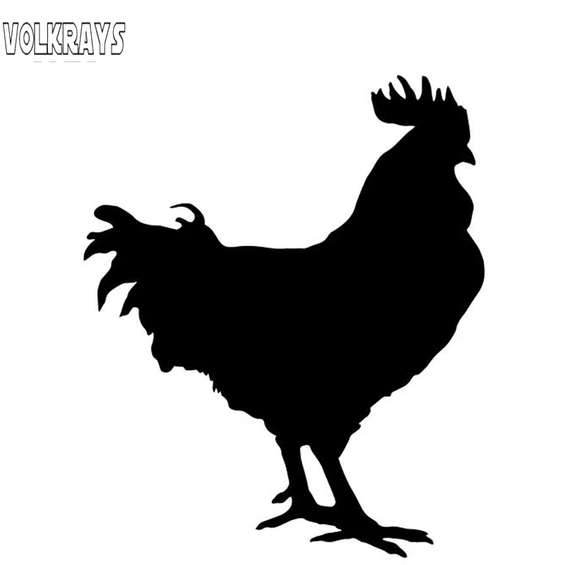 Автомобильный стикер Volkrays Cock украшение для автомобильного багажника виниловая