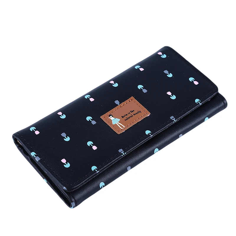 Картонный кошелек женский застежки молнии и на застежке для девушек хранения
