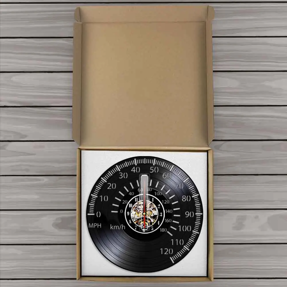 Винтажные настенные часы с тахометром для кафе спидометр мотогонок велосипедов
