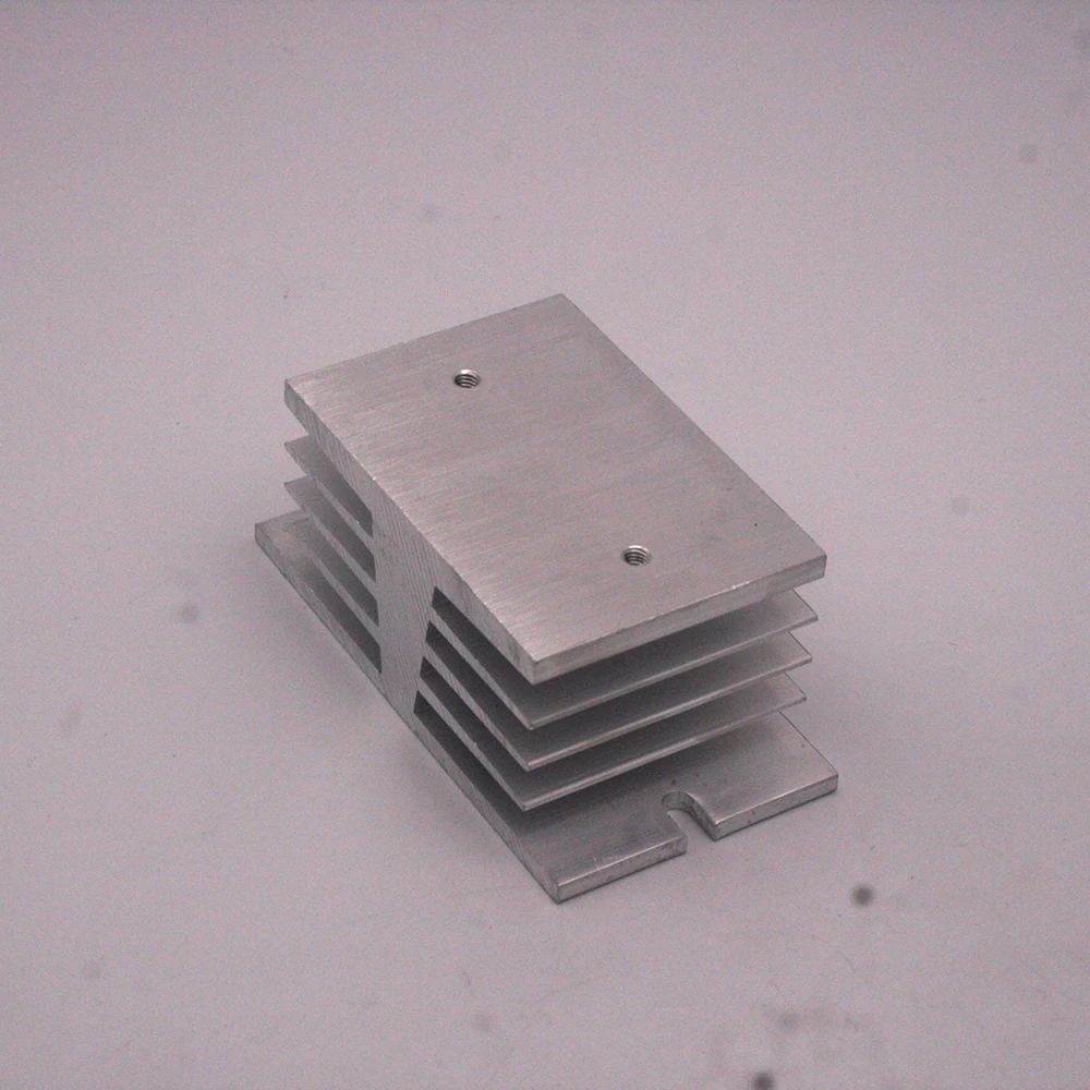 Однофазный радиатор SSR твердотельное реле алюминиевый 10-40A 60-80A 100A для рассеивания