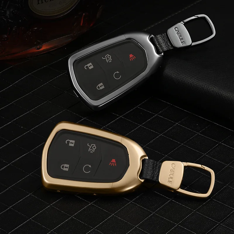 Чехол для автомобильного ключа из алюминиевого сплава аксессуары автомобиля