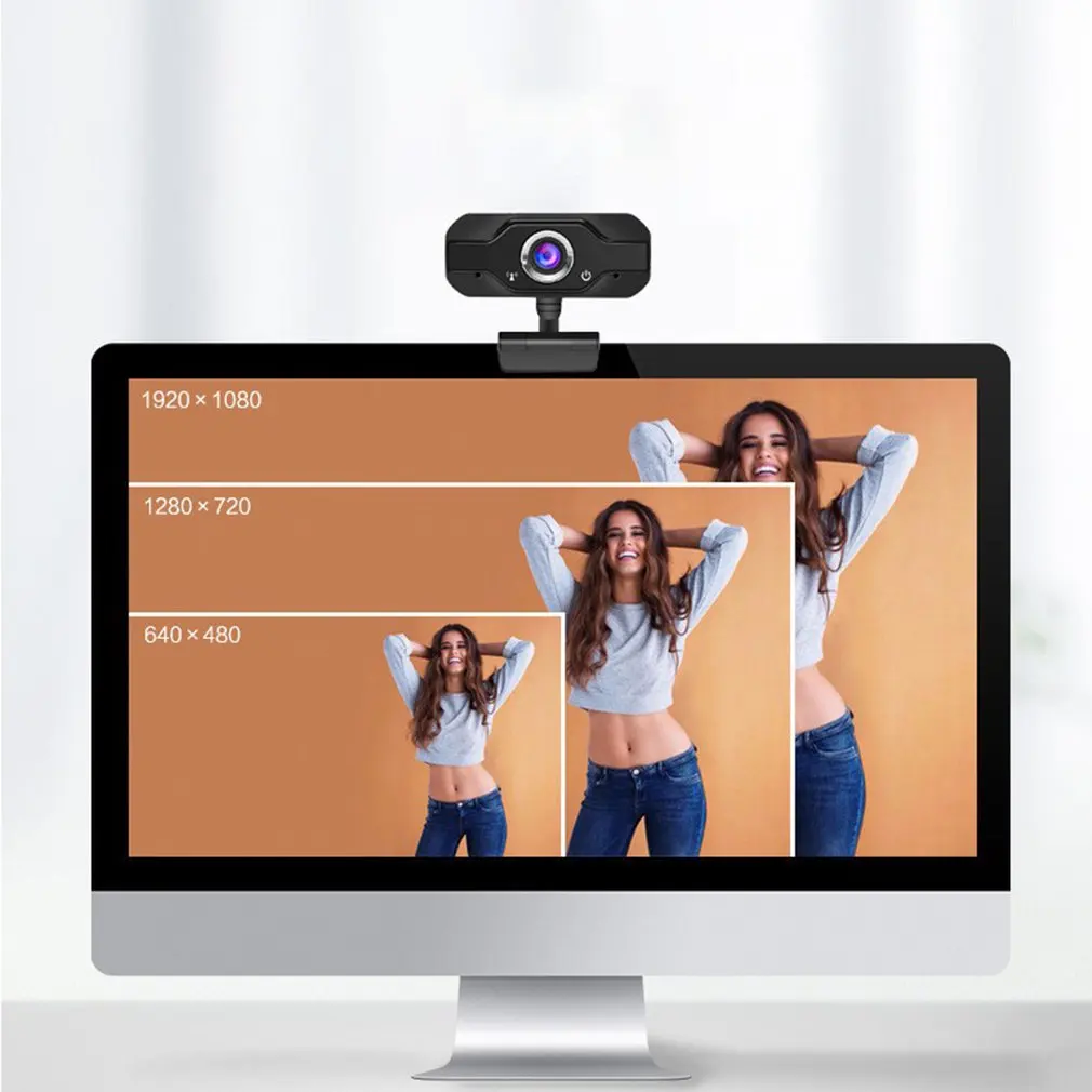 

USB home net lesson computer camera HD 1080P free drive with microphone 360 degree rotation Video Recording