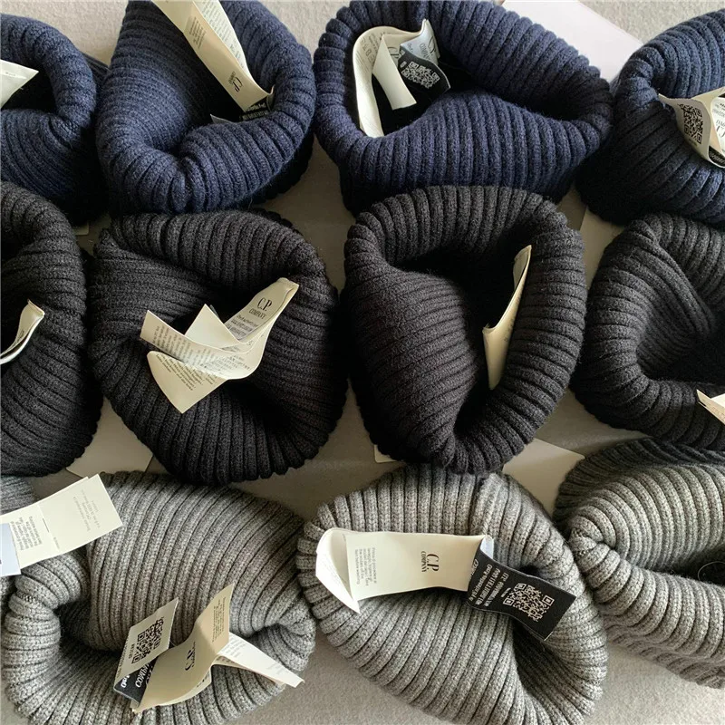 

Street Fashion Pure Color Warm Keeping Knitted Woolen Cap Ins Korean Casual Skiing Outdoor Youth Fashion CP 1:1 high copy Stone