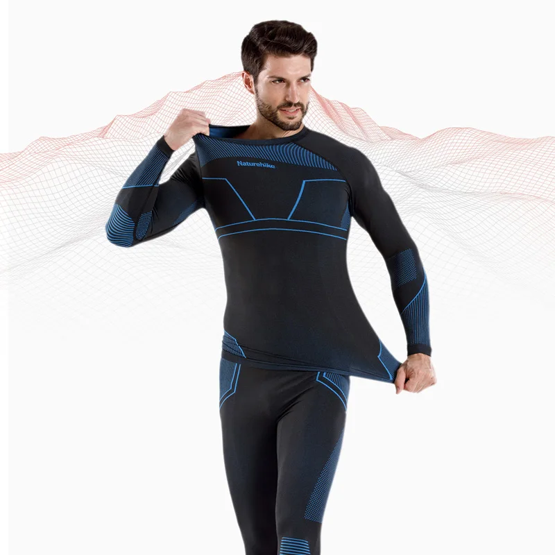 Naturehike мужские и женские зимние быстросохнущие анти-микробные стрейч термо