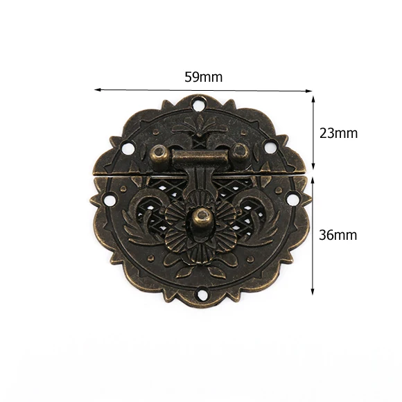 

1 х декоративный шкаф в ретро-стиле, шкатулка для украшений, античная Пряжка, деревянная коробка, защелка