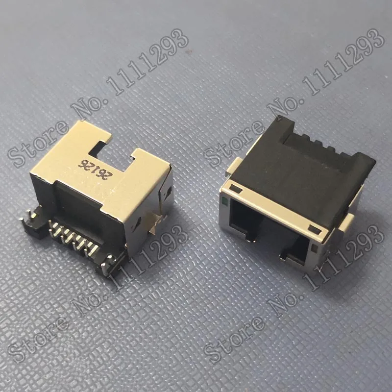 10 шт./лот Разъем Lan RJ45 разъем со светодиодом для ThinkPad T440 T440S T450 T450S и т. Д. порт