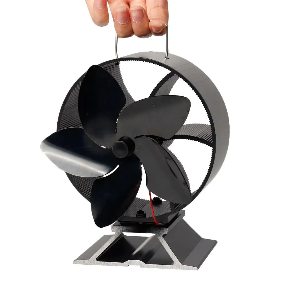 5-лопастной черный камин энергосберегающая деревянная горелка экологически