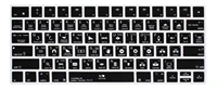 hrh premiere procc hotkeys functional keypad covers shortcuts silicone keyboard skin protector for magic mla22ba us version