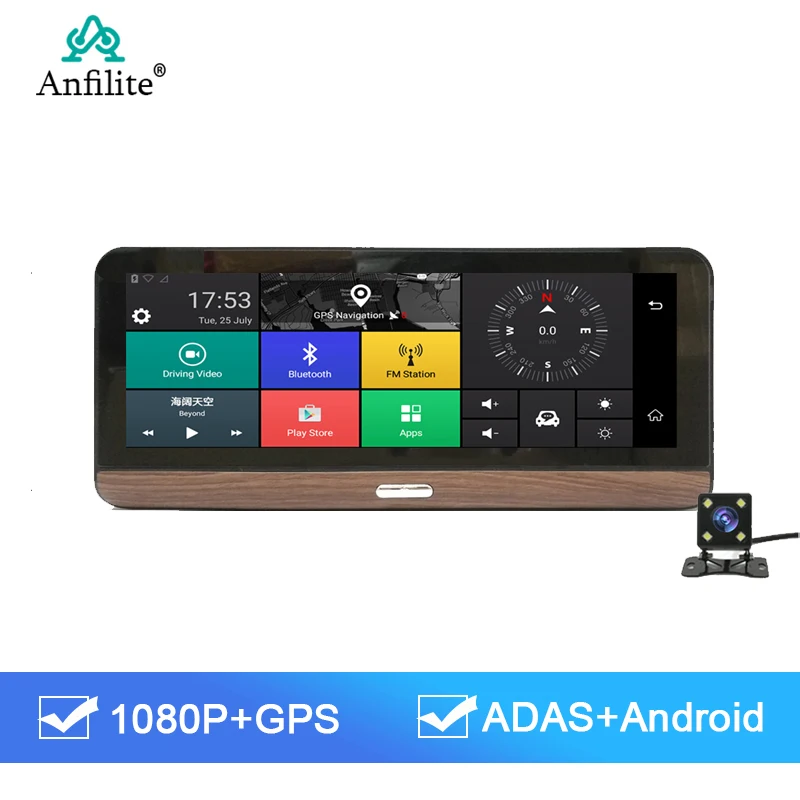 Anfilite E31 Pro 4G ADAS Автомобильная камера GPS Android 5 1 Автомобильные видеорегистраторы Wi Fi