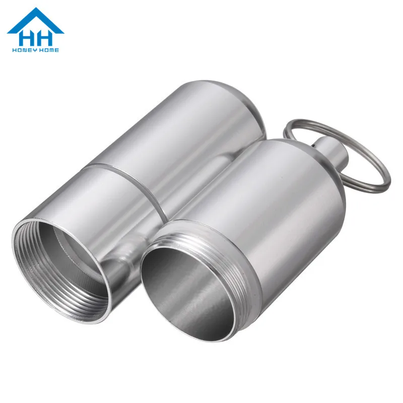 Футляр для сигарет серебристый из алюминиевого сплава водонепроницаемый 4 шт. |