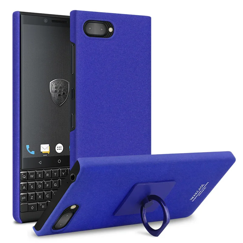 Для BlackBerry Key2 чехол IMAK Cowboy твердый пластиковый чехол на заднюю панель чехол для BlackBerry KeyTwo - Цвет: Blue