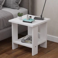 nordic style bedside table bedroom furniture solid wood nightstands living room table simple and modern night stand coffee table